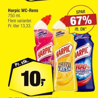 Calle Harpic wc-rens tilbud