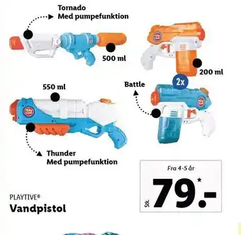 Lidl Playtive vandpistol tilbud