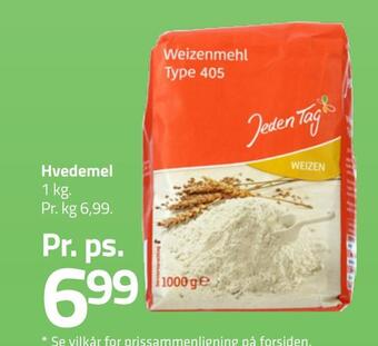 Hvedemel