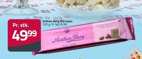 Fleggaard Anthon berg marcipan tilbud