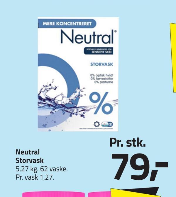Fleggaard Neutral storvask tilbud
