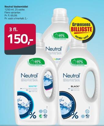 Fleggaard Neutral vaskemiddel tilbud