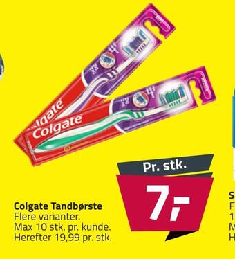 Fleggaard Colgate tandbørste tilbud