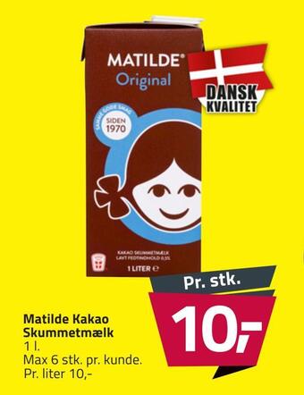 Fleggaard Matilde kakao skummetmælk tilbud