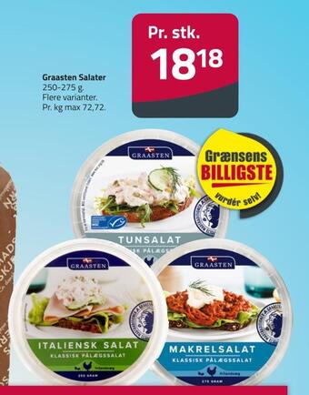 Fleggaard Graasten salater tilbud