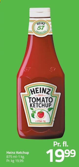Fleggaard Heinz ketchup tilbud