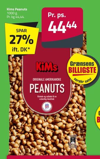 Fleggaard Kims peanuts tilbud