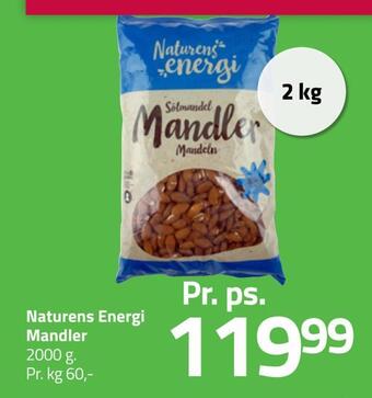 Fleggaard Naturens energi mandler tilbud