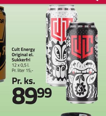 Fleggaard Cult energy original el. sukkerfri tilbud