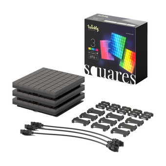 Twinkly squares rgb led-paneler, 3 stk