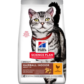 Land & Fritid Hill's science plan adult hairball & indoor tørfoder til katte med kylling tilbud