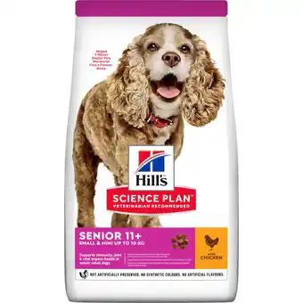 Land & Fritid Hill's science plan senior small & mini tørfoder til hunde med kylling – 1,5 kg tilbud