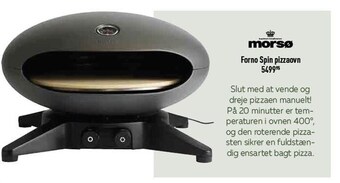 Imerco Morsø forno spin pizzaovn tilbud