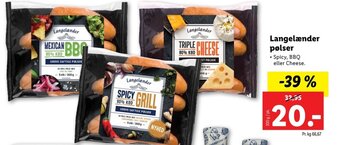 Lidl Langelænder pølser tilbud