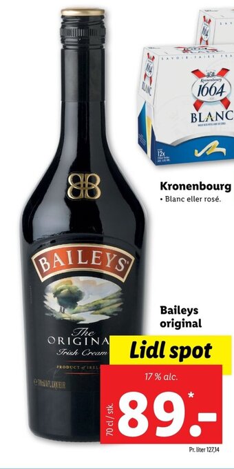 Lidl Baileys original tilbud