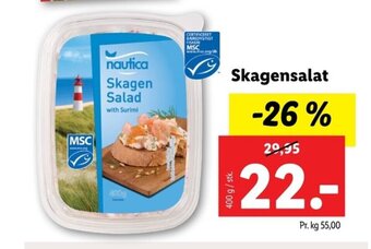 Lidl Skagensalat tilbud