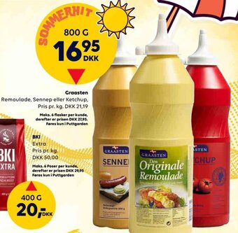 Graasten Remoulade, Sennep eller Ketchup