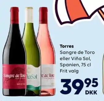 Torres Sangre de Toro eller Viña Sol, Spanien, 75 cl
