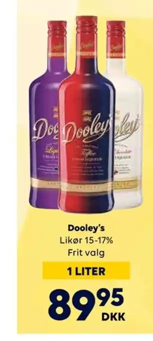 Scandlines Dooley's Likør 15-17% tilbud