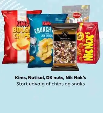 Kims, Nutisal, DK nuts, Nik Nok's