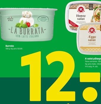 Coop 365 Ukendt burrata tilbud