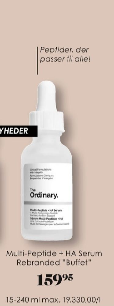 Matas The ordinary creme tilbud