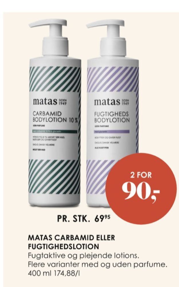 Matas Matas bodylotion tilbud