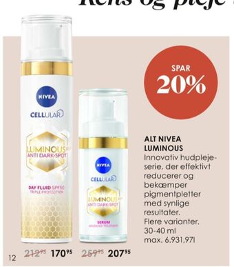 Matas Nivea serum tilbud