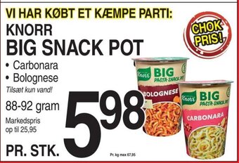 ABC Lavpris KNORR BIG SNACK POT tilbud