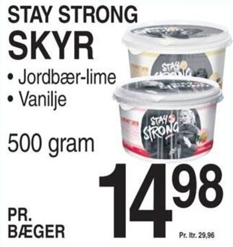 ABC Lavpris STAY STRONG SKYR tilbud