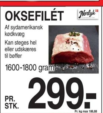ABC Lavpris Oksefilet tilbud