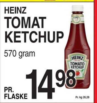 ABC Lavpris HEINZ TOMATO KETCHUP tilbud