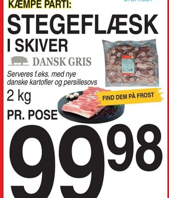 ABC Lavpris STEGEFLÆSK I SKIVER tilbud