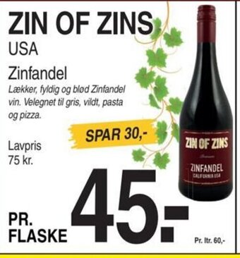 ZIN OF ZINS