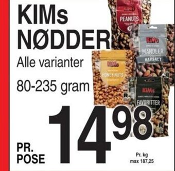 ABC Lavpris KIMS NØDDER tilbud