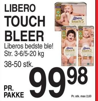 ABC Lavpris LIBERO TOUCH BLEER tilbud