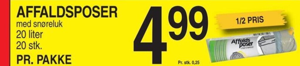 ABC Lavpris AFFALDSPOSER tilbud