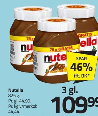 Fleggaard Nutella tilbud