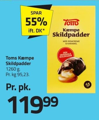Fleggaard Toms Kæmpe Skildpadder tilbud