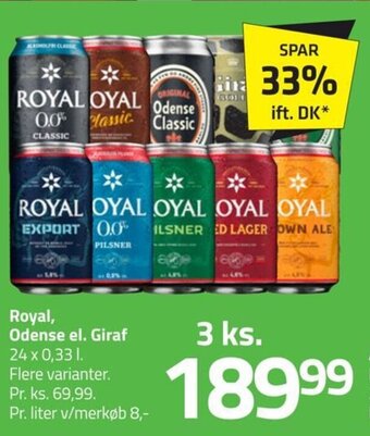Fleggaard Royal, Odense el. Giraf tilbud