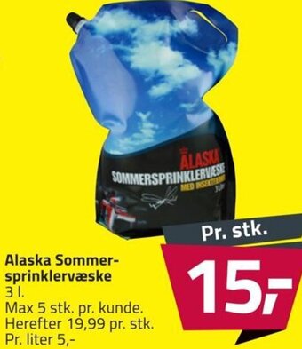 Alaska Sommer-sprinklervæske