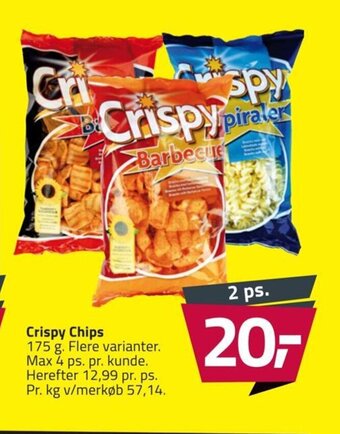 Fleggaard Crispy Chips tilbud