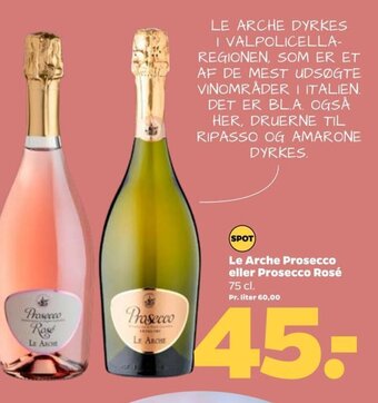 Netto Le Arche Prosecco eller Prosecco Rosé tilbud