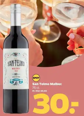 Netto San Telmo Malbec tilbud