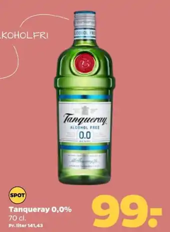 Netto Tanqueray 0,0% tilbud