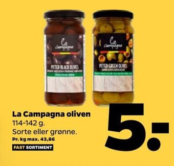 Netto La Campagna oliven tilbud