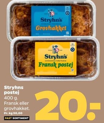 Netto Stryhns Postej tilbud