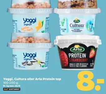 Yoggi, Cultura eller Arla Protein top