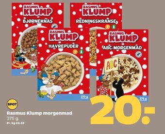 Netto Rasmus Klump morgenmad tilbud