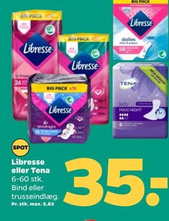 Netto Libresse eller Tena tilbud